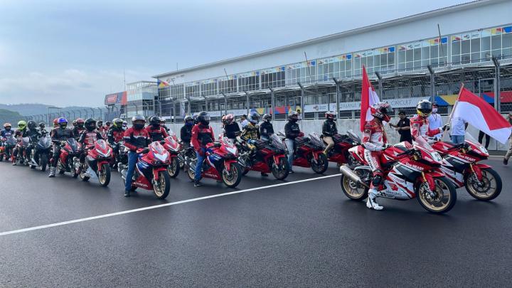 Juara Asia Andi Gilang dan Komunitas Honda Ramaikan, CBR Track Day di Mandalika