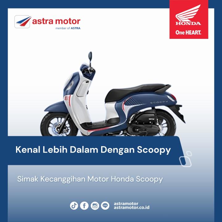 Simak Kecanggihan Motor Honda Scoopy 