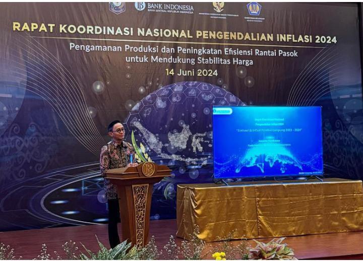 TPID Lampung Laksanakan Arahan Presiden RI Dalam Rakornas Pengendalian Inflasi 2024 