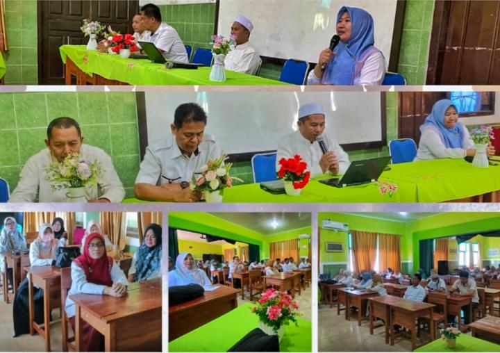 Taklim Guru Dalam Rangkaian Gebyar Ramadhan 1445H di MTsN 1 Bandar Lampung