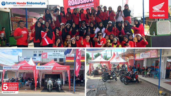 Tunas Honda Sidomulyo Gelar Roadshow Honda Lampung Selatan 