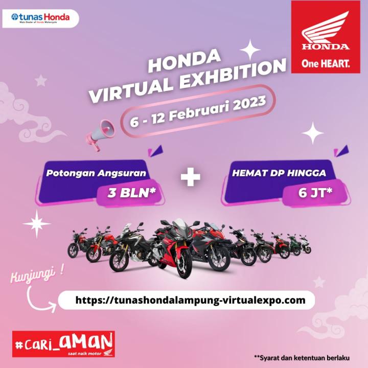 Virtual Expo Tunas Honda Lampung Hadir Kembali di awal tahun 2023