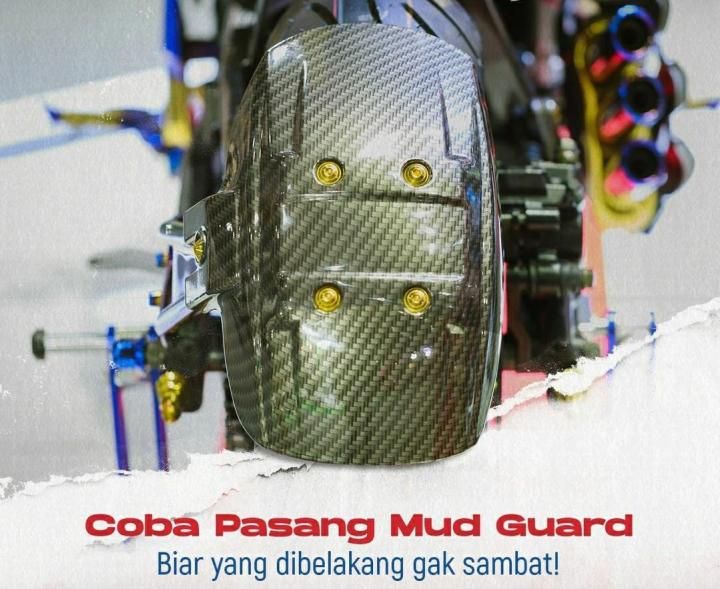 Bebas Dari Cipratan Pasang Mud Guard di Motor Honda Kesayangan 