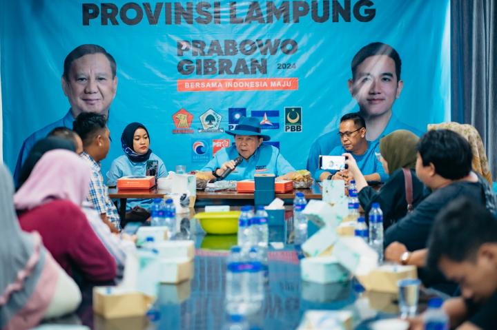 Masa Tenang, Ketua TKD Provinsi Lampung Ucapkan Terimakasih Kepada Seluruh Tim dan Masyarakat Lampung 