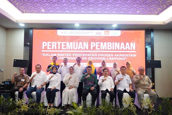 Pembinaan Bimtek Percepatan Proses Akreditasi UDD PMI/ Dinkes Se Provinsi Lampung 