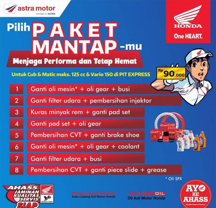 Service Motor Lengkap di AHASS Untuk Menjaga Kenyamanan