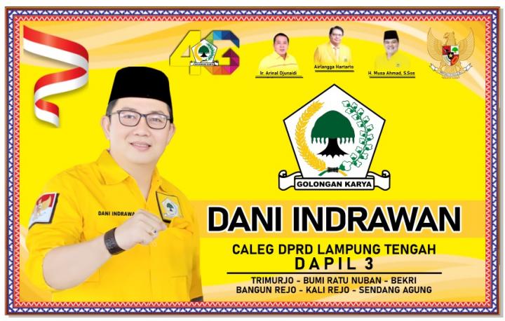 Mengenal Lebih Dekat Dani Indrawan Calon Legislatif DPRD Lampung Tengah 