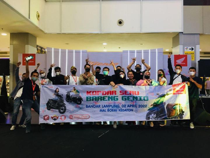 Tunas Honda Lampung Gelar Kopdar Seru Bareng New Genio 