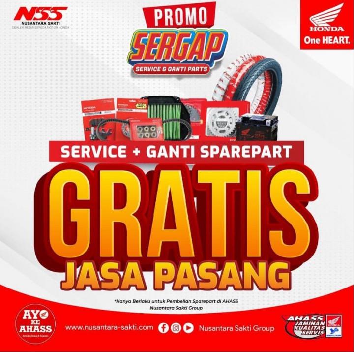 Promo Sergap dari AHASS NSS Kedaton