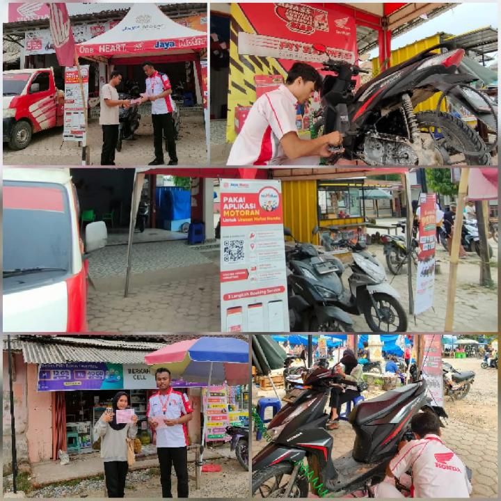 Roadshow Service Kunjung di Payung Rejo, Lampung Tengah Bersama Honda Jaya Motor 