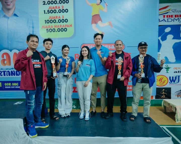 Acara Penutupan Turnamen Badminton Solid Bersama RMD 2024 Mendapat Sambutan Luar Biasa Dari Masyarakat 