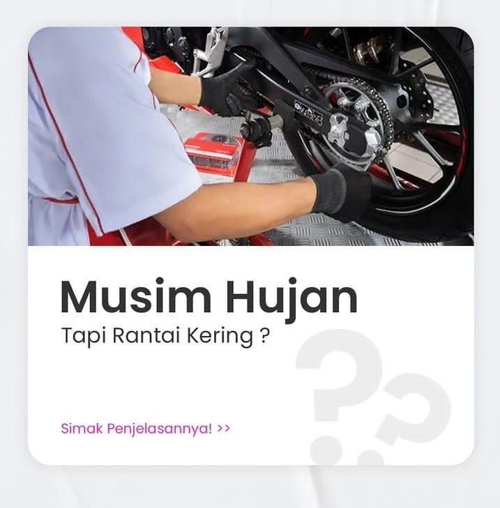 Mengapa Rantai Sepeda Motor Kering di Musim Hujan? 