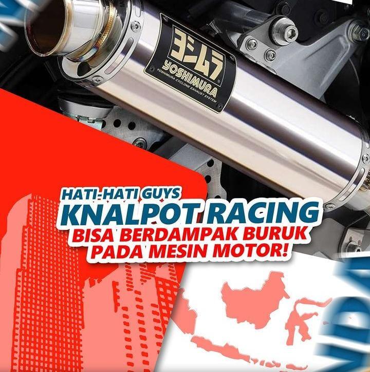 Mitos Atau Fakta, Motor Standar Pakai Knalpot Racing Merusak Mesin 