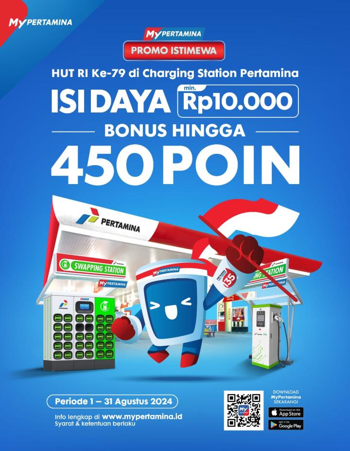 Rayakan Kemerdekaan, MyPertamina Gelar Promo Mulai Voucher  Merchant Ternama Sampai Cashback 