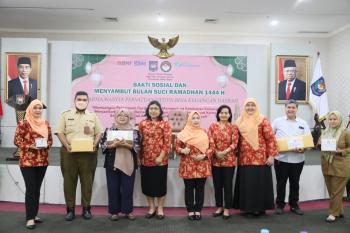 Sambut Ramadhan 1444 H, Dharma Wanita Persatuan Ditjen Bina Keuangan Daerah Kemendagri Gelar Bakti Sosial