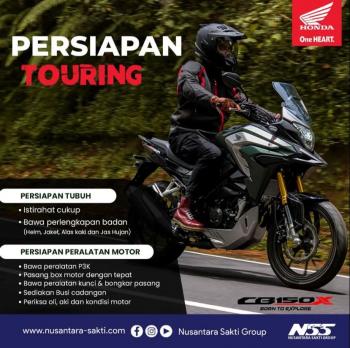 Tips Persiapan Touring Dari Dealer Honda NSS Kedaton