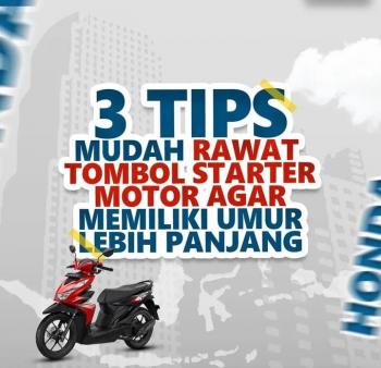 Tips Mudah Rawat Tombol Starter Motor Agar Memiliki Umur Lebih Panjang 