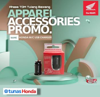 Apparel accecories HONDA M/C USB Charger Bisa Beli di Tunas Honda Tulang Bawang          