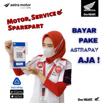 Beli Motor, Service, Sparepart Bayar Pakai Astrapay aja!