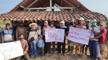 Petani Penggarap Lahan Kota Baru Tidak Diperkenankan Temui Gubernur Lampung 