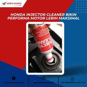 Honda Injector Cleaner Bikin Performa Motor Lebih Optimal 