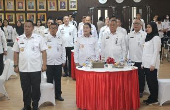 Kanwil Kemenkumham Lampung Laksanakan Penandatanganan Komitmen Bersama Pembanguan Zona Integritas (ZI) dan Perjanjian Kinerja (PK) Tahun 2024