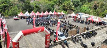 SUPRAPHORIA Menjadi Magnet Ratusan Bikers Pecinta Honda Supra di Lampung 