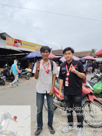 TDM Radin Intan Lakukan Canvassing di Pasar Tempel Waydadi, Bandar Lampung 