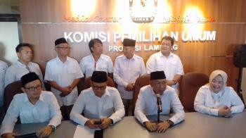 Dipimpin H. Rahmat Mirzani Djausal, Partai Gerindra Lampung Daftarkan 85 Bacaleg ke KPU