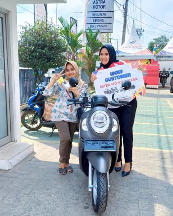 Gelar Program Honda Wow Customer, Astra Motor Natar Berikan Suprise Untuk Konsumen Setia 