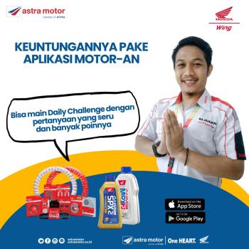 Cara Cek Oli AHM Asli Atau Palsu Pakai Aplikasi MotorRan, Bisa Dapat Hepigo Points Loh 