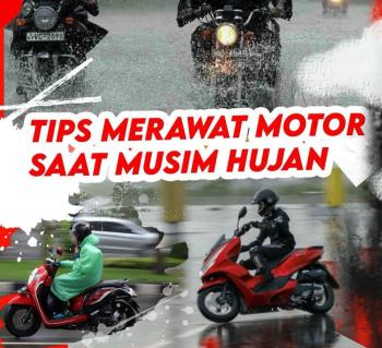 5 Tips Merawat Sepeda Motor Saat Musim Hujan 