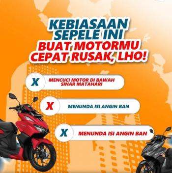 4 Kebiasaan Sepele Yang Bikin Motor Cepat Rusak 