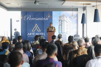 Gubernur Arinal Resmikan Arte Hotel Bandar Lampung  