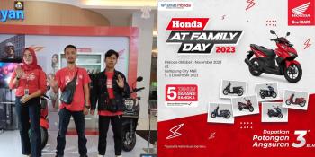 Astra Motor Natar Tawarkan Pekan Promo Khusus Motor Honda di Honda AT Family Day  