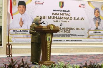 Pemerintah Provinsi Lampung Gelar Peringatan Isra Mi