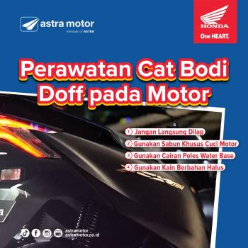 Menjaga Lapisan Matte Pada Motor Anda 