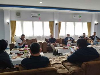 Coffee Morning Brigif 4 Marinir Bersama Organisasi Pers dan Pimpinan Redaksi di Lampung 