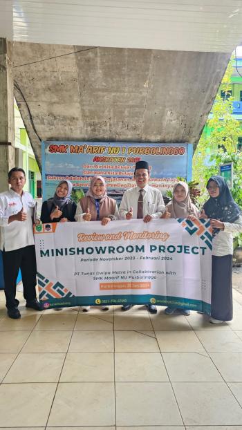 Sinergi Bagi Negeri, TDM Gelar Mini Showroom Project Kerjasama Dengan SMA Maarif NU Purbalingga 