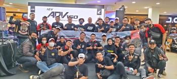 Seluruh Komunitas Honda Lampung Ikut Jadi Saksi Kehadiran New Honda ADV  160 di Lampung 