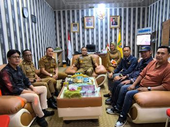 Tingkatkan Sinergitas, PW IWO Jalin Silaturahmi Dengan Diskominfotik Provinsi Lampung