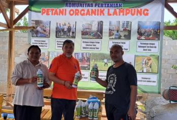 Kunjungi Komunitas Pertanian Pupuk Organik Lampung timur, Junaidi: Harapan Ditengah Mahalnya Harga Pupuk