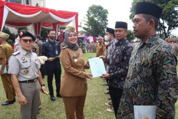 Wagub Chusnunia Menjadi Pembina Upacara peringatan Hari Agraria dan Tata Ruang (Hantaru)