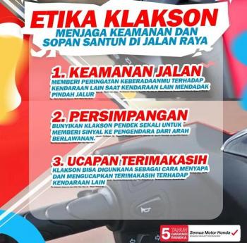 Jangan Asal, Ini 5 Etika Menggunakan Klakson Saat Berkendara 