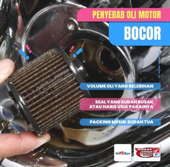 Penyebab Oli Motor Bocor Yang Perlu di Ketahui 