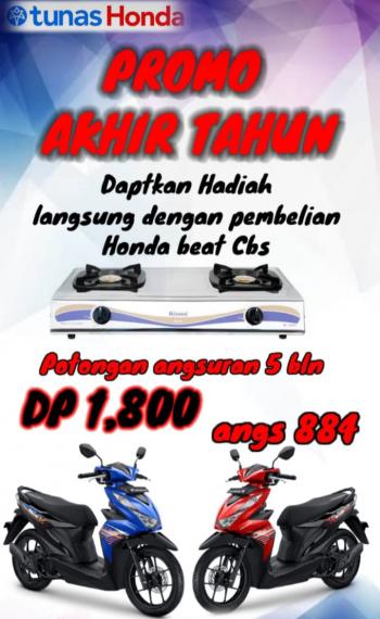 Diskon Honda Beat Cbs di TDM Honda Katibung