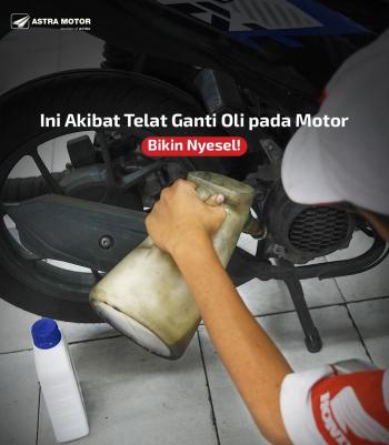 Pentingnya Mengganti Oli Motor 