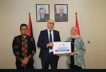 Danone Indonesia Serahkan Bantuan Kemanusiaan Ke Palestina Senilai Rp.3,13 Miliar Termasuk Dari Karyawan  