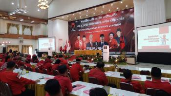 DPD PDI Perjuangan Provinsi Lampung Gelar Pembekalan Calon Legislatif untuk Mempersiapkan Pemilu 2024