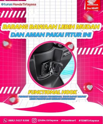 Fungsi Functional Hook Pada Motor Honda Scoopy 